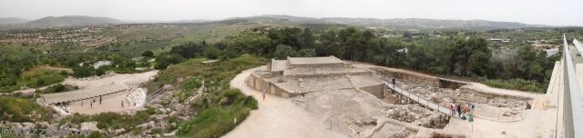 View northeast from the tower at Zippori